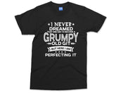 Grumpy Old Git Mens Funny T Shirt present for dad grandad Grandpa funny t shirt slogan novelty gifts Birthday Christmas Gifts